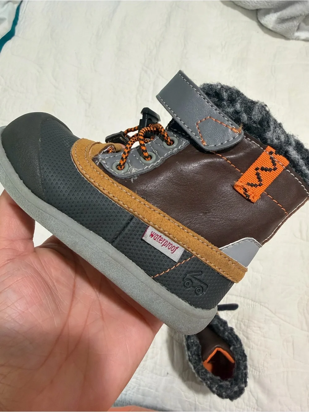 See Kai Run Kids' Jack WP Hiking Boot Size 6
